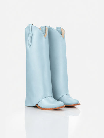 BABY BLUE BOOTS
