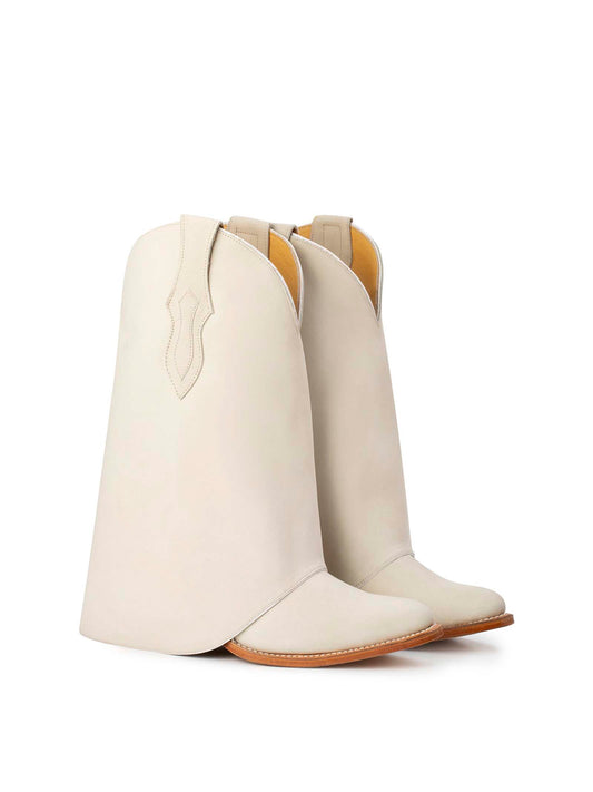MIDI NUBUCK COWBOY BOOTS