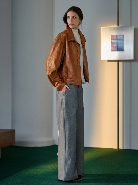 MARIA LEATHER JACKET