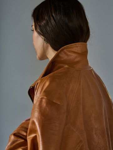 MARIA LEATHER JACKET