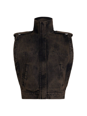 ISADORA VEST BLACK