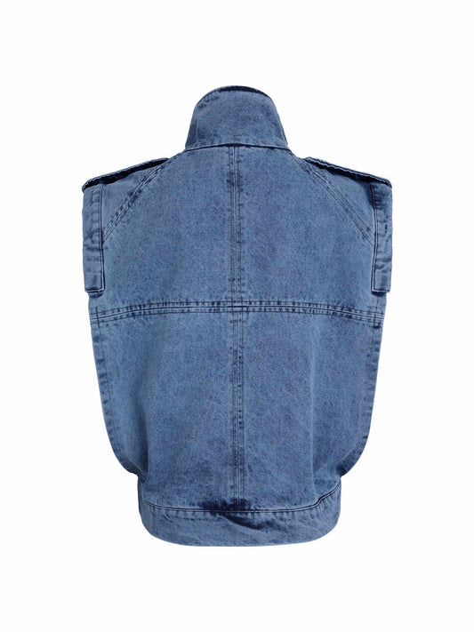 ISADORA VEST BLUE