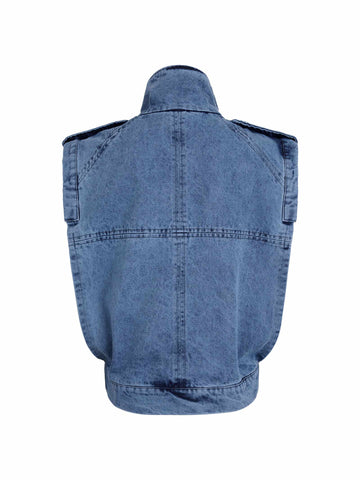 ISADORA VEST BLUE