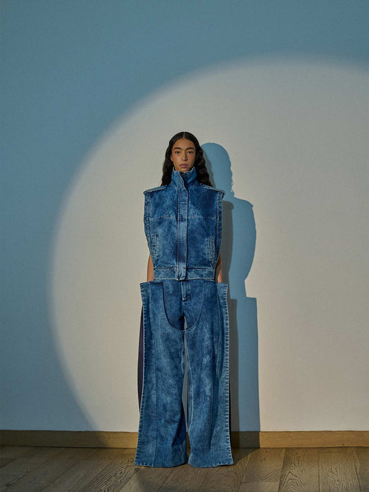 ISADORA VEST BLUE