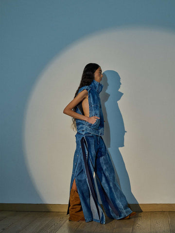 ISADORA VEST BLUE