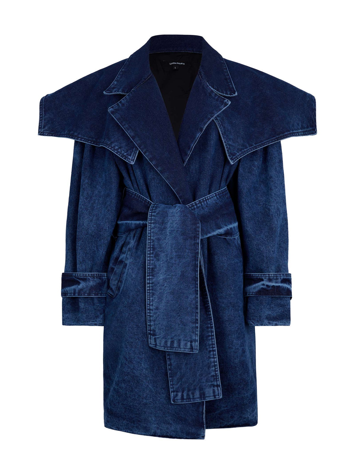 JAVI TRENCH DENIM BLUE