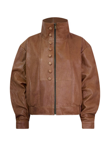 MARIA LEATHER JACKET