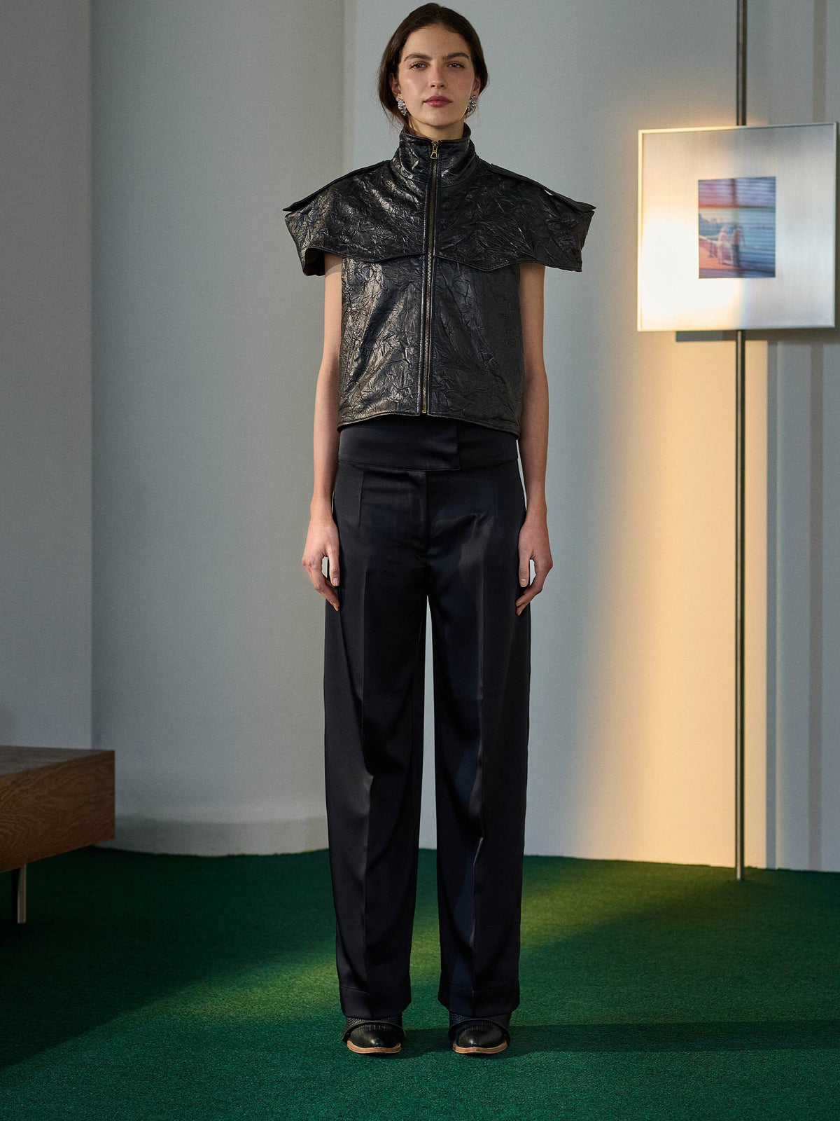 OPHELIA VEST LEATHER