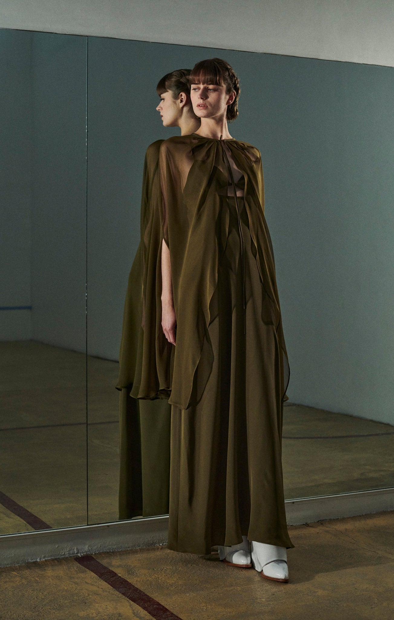 Ernestine Dress and Cape