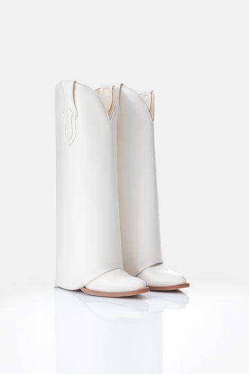 BASIC WHITE COWBOY BOOTS