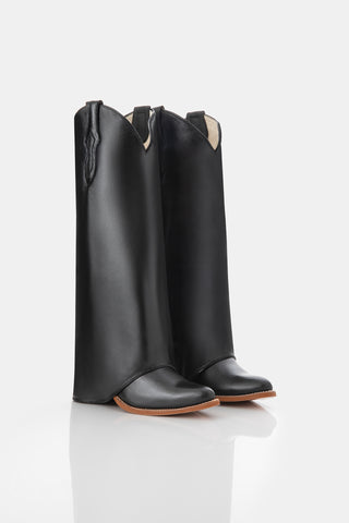 BASIC BLACK COWBOY BOOTS