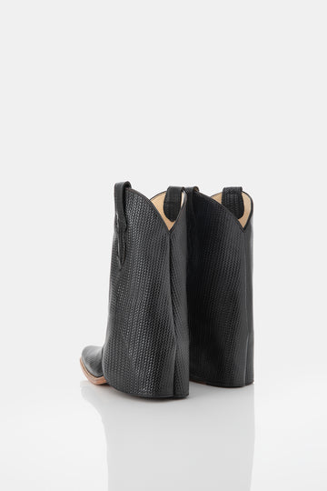 MIDI BRAIDED COWBOY BOOTS